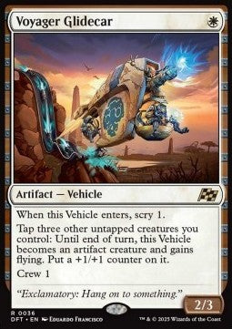 Voyager Glidecar DFT-36 Rare Near Mint Englisch Foil