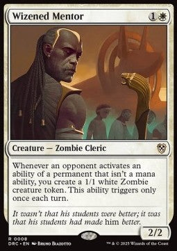 Wizened Mentor DRC-8 Rare Near Mint Englisch
