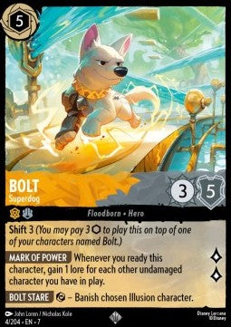 Bolt - Superhund 7ARI-4 Super Rare Near Mint Deutsch Foil