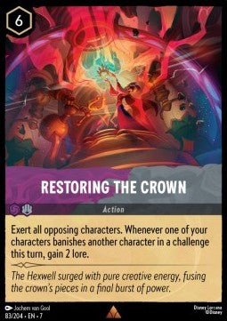 Restoring the Crown 7ARI-83 Rare Excellent Englisch