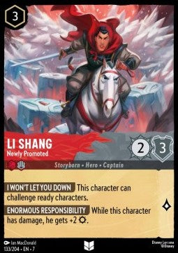 Li Shang - Frisch befördert 7ARI-133 Uncommon Near Mint Deutsch Foil