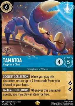Tamatoa - Ist er nicht souverän 7ARI-162 Legendary Near Mint Deutsch Foil