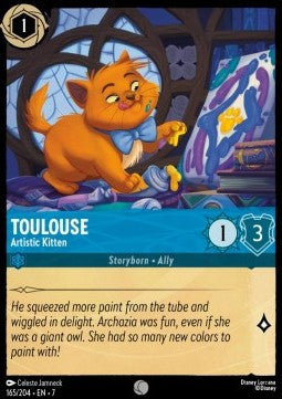 Toulouse - Artistic Kitten 7ARI-165 Common Excellent Englisch Foil