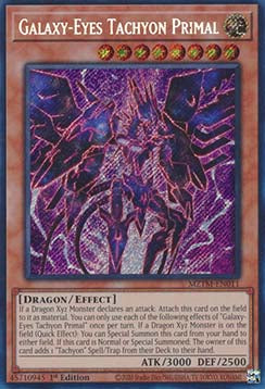 Galaxy-Eyes Tachyon Primal (V.1) MZTM-011 Secret Rare Near Mint Englisch 1. Auflage