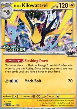 Iono's Kilowattrel SVP-182 Promo Good Englisch