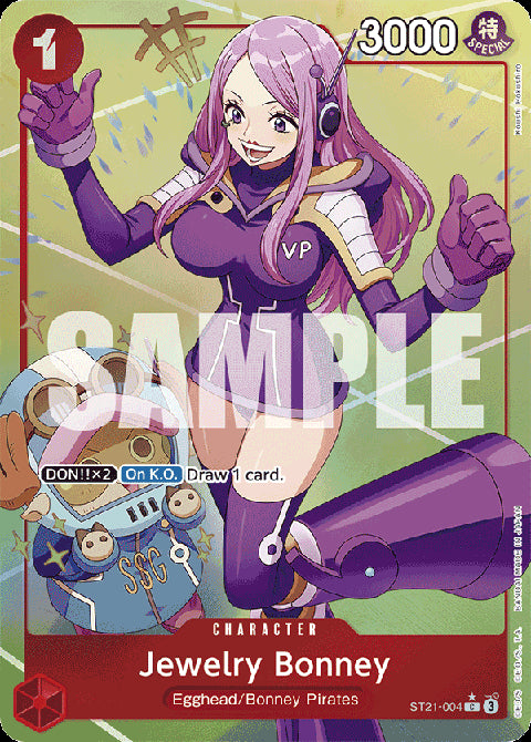 Jewelry Bonney (ST21-004) (V.2) ST-21 Alternate Art Near Mint Englisch