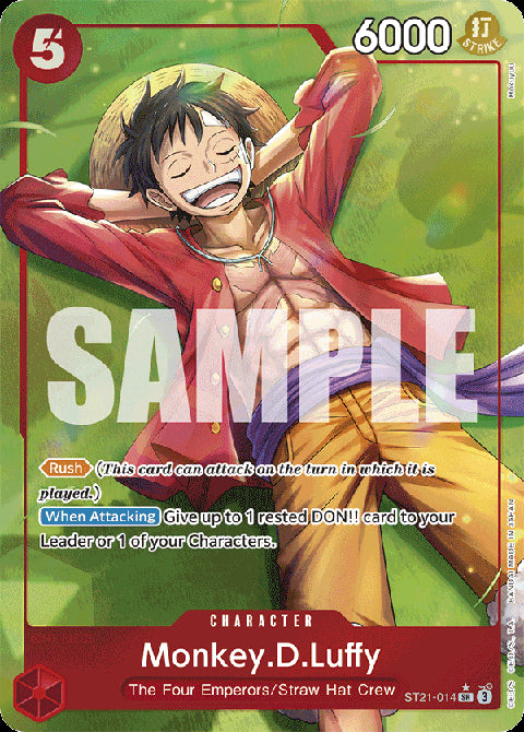 Monkey.D.Luffy (ST21-014) (V.2) ST-21 Alternate Art Excellent Englisch