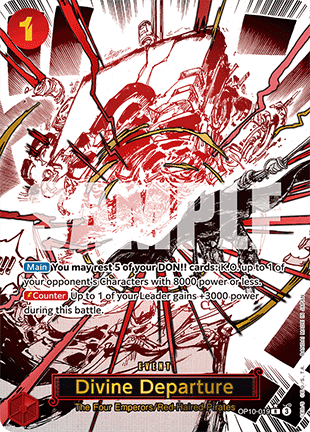 Divine Departure (OP10-019) (V.2) OP10 Alternate Art Near Mint Englisch