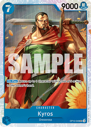 Kyros (OP10-046) (V.1) OP10 Super Rare Boosterfrisch Englisch