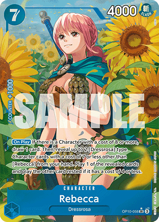 Rebecca (OP10-058) (V.2) OP10 Alternate Art Poor Englisch