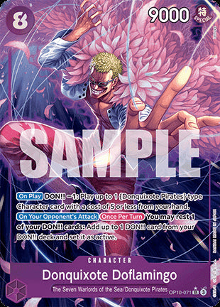 Donquixote Doflamingo (OP10-071) (V.2) OP10 Alternate Art Near Mint Englisch
