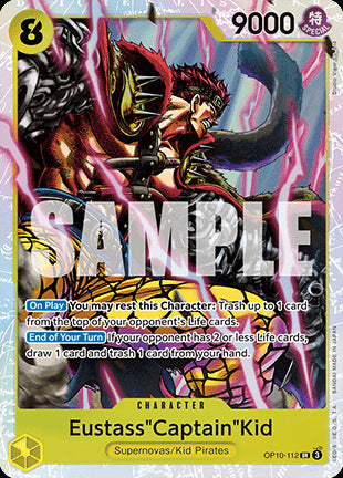 Eustass"Captain"Kid (OP10-112) (V.1) OP10 Super Rare Good Englisch