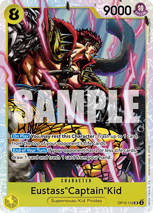 Eustass"Captain"Kid (OP10-112) (V.1) OP10 Super Rare Boosterfrisch Englisch