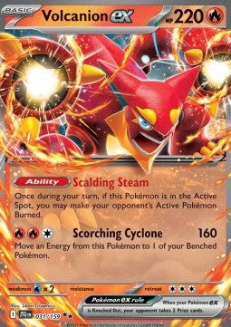 Volcanion ex JTG-031 Double Rare Near Mint Deutsch