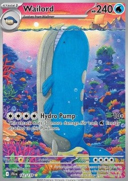 Wailord JTG-162 Illustration Rare Excellent Deutsch