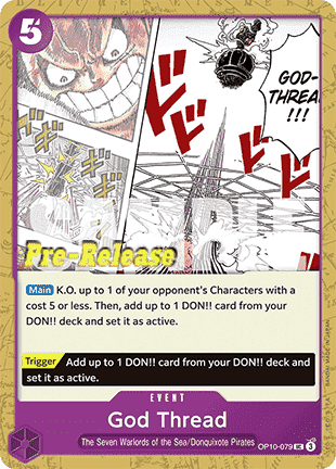 God Thread (OP10-079) OP10P Uncommon Near Mint Englisch