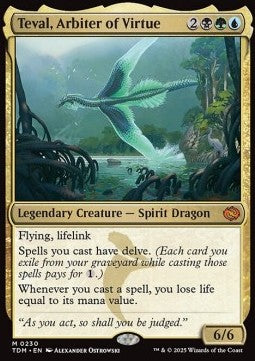 Teval, Arbiter of Virtue TDM-230 Mythic Near Mint Englisch