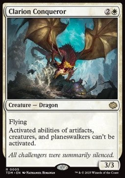 Clarion Conqueror TDM-5 Rare Near Mint Englisch Foil