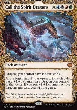Call the Spirit Dragons XTDM-309 Mythic Good Englisch