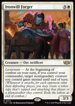 Ironwill Forger TDC-13 Rare Near Mint Englisch