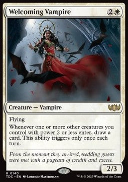 Welcoming Vampire TDC-140 Rare Near Mint Englisch