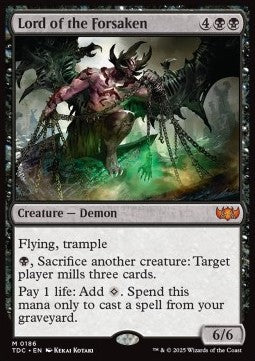 Lord of the Forsaken TDC-186 Mythic Near Mint Englisch