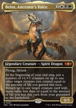 Betor, Ancestor's Voice TDC-1 Mythic Near Mint Englisch Foil