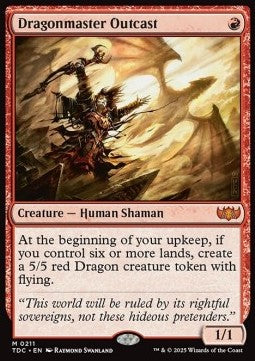 Dragonmaster Outcast TDC-211 Mythic Near Mint Englisch