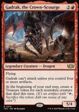 Gadrak, the Crown-Scourge TDC-214 Rare Near Mint Englisch