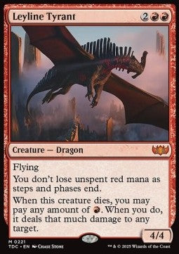 Leyline Tyrant TDC-221 Mythic Near Mint Englisch