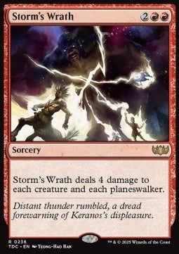 Storm's Wrath TDC-236 Rare Near Mint Englisch