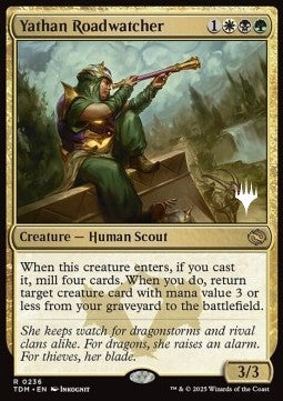 Yathan Roadwatcher PTDM-236 Rare Near Mint Englisch Foil