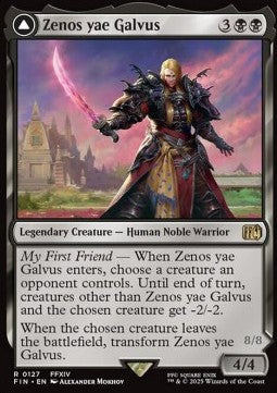 Zenos yae Galvus // Shinryu, Transcendent Rival FIN-127 Rare Near Mint Englisch
