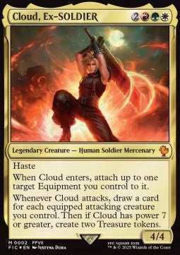 Cloud, Ex-SOLDIER FIC-2 Mythic Good Englisch Foil
