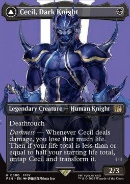 Cecil, Dark Knight // Cecil, Redeemed Paladin (V.1) XFIN-380 Rare Excellent Deutsch