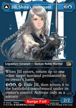 Jill, Shiva's Dominant // Shiva, Warden of Ice XFIN-523 Rare Near Mint Englisch Foil