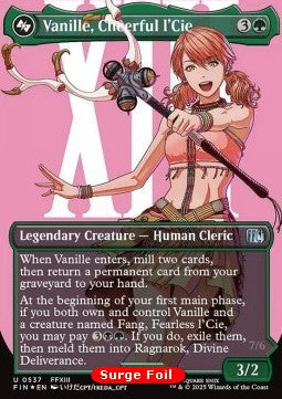 Vanille, Cheerful l'Cie // Ragnarok, Divine Deliverance XFIN-537 Uncommon Near Mint Englisch Foil