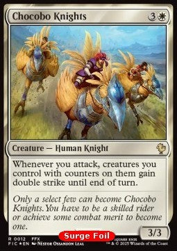 Chocobo Knights CFIC-12 Rare Near Mint Englisch Foil