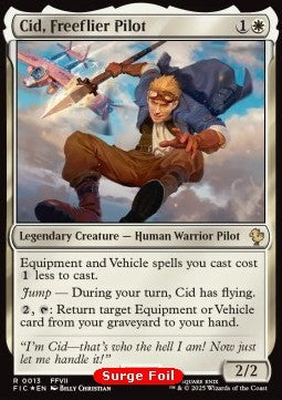 Cid, Freeflier Pilot CFIC-13 Rare Near Mint Englisch Foil