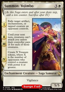Summon: Yojimbo CFIC-28 Rare Near Mint Englisch Foil