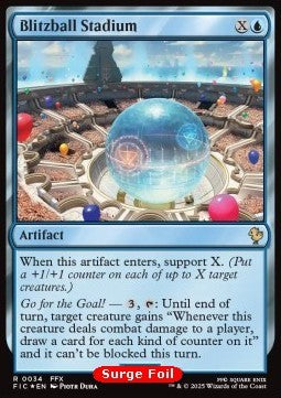 Blitzball Stadium CFIC-34 Rare Near Mint Englisch Foil