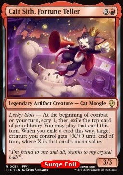 Cait Sith, Fortune Teller CFIC-54 Rare Near Mint Englisch Foil