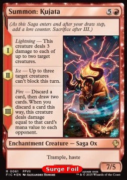 Summon: Kujata CFIC-61 Rare Near Mint Englisch Foil