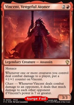 Vincent, Vengeful Atoner CFIC-64 Rare Near Mint Englisch Foil
