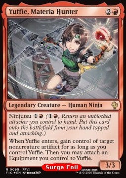 Yuffie, Materia Hunter CFIC-65 Rare Near Mint Englisch Foil