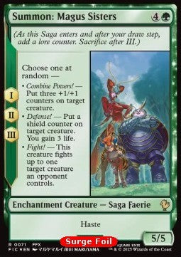 Summon: Magus Sisters CFIC-71 Rare Near Mint Englisch Foil