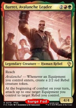 Barret, Avalanche Leader CFIC-79 Rare Near Mint Englisch Foil
