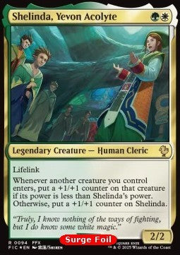 Shelinda, Yevon Acolyte CFIC-94 Rare Near Mint Englisch Foil