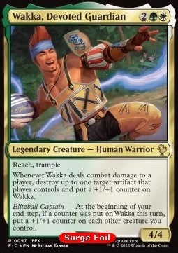 Wakka, Devoted Guardian CFIC-97 Rare Near Mint Englisch Foil