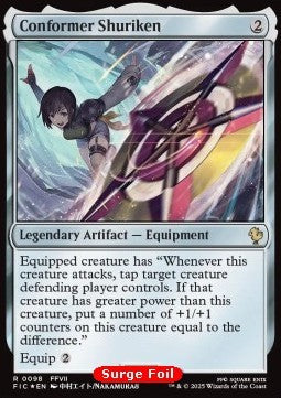 Conformer Shuriken CFIC-98 Rare Near Mint Englisch Foil